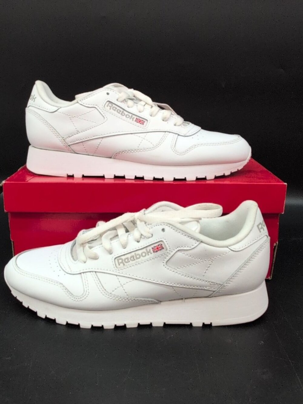 Reebok Classic Leather Running Sneaker Men's Shoes US 8.5 White